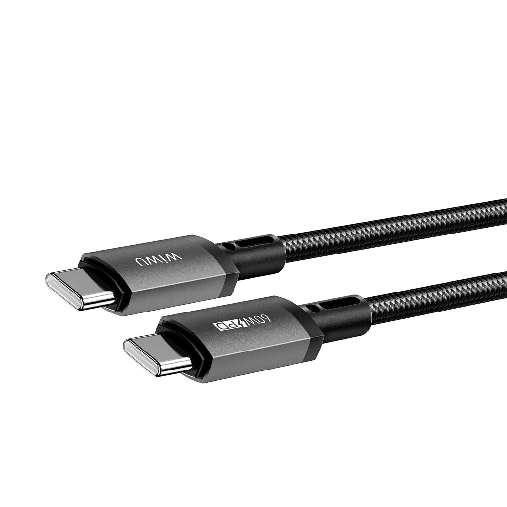 WiWU 1.2m 60W USB C to USB C TITAN LINK Series Fast Charging Cable