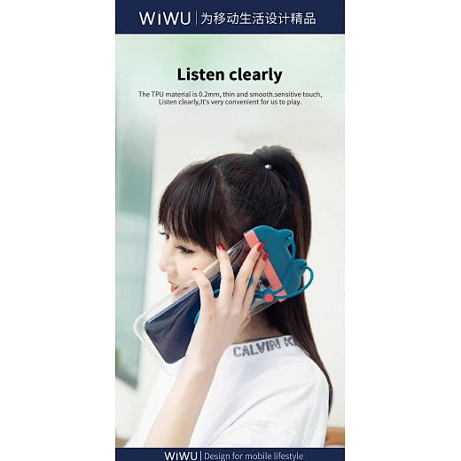 WiWU Kitty Waterproof Bag TPU Storage Bag for Swimming