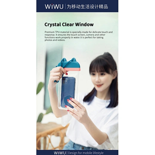 WiWU Kitty Waterproof Bag TPU Storage Bag for Swimming