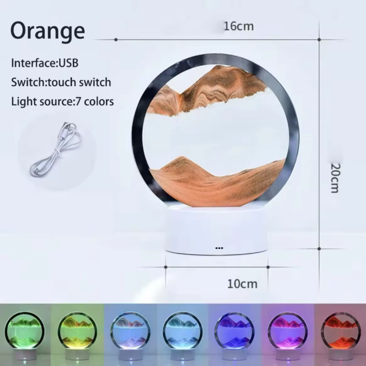 ساعة رملية مضيئة - Astro Store