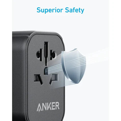A9212K11 Anker PowerExtend USB-C Travel Adapter 30W Black - Astro Store
