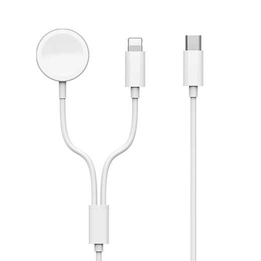 شاحن لاسلكي WiWU 2 في 1 لساعة Apple و iPhone
