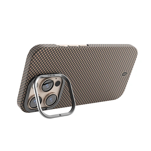 جراب هاتف WiWU ARAMID ARMOR Kevlar المغناطيسي لهاتف IP16 Pro/IP16 Pro - DCC-208