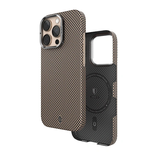 جراب هاتف WiWU ARAMID ARMOR Kevlar المغناطيسي لهاتف IP16 Pro/IP16 Pro - DCC-208