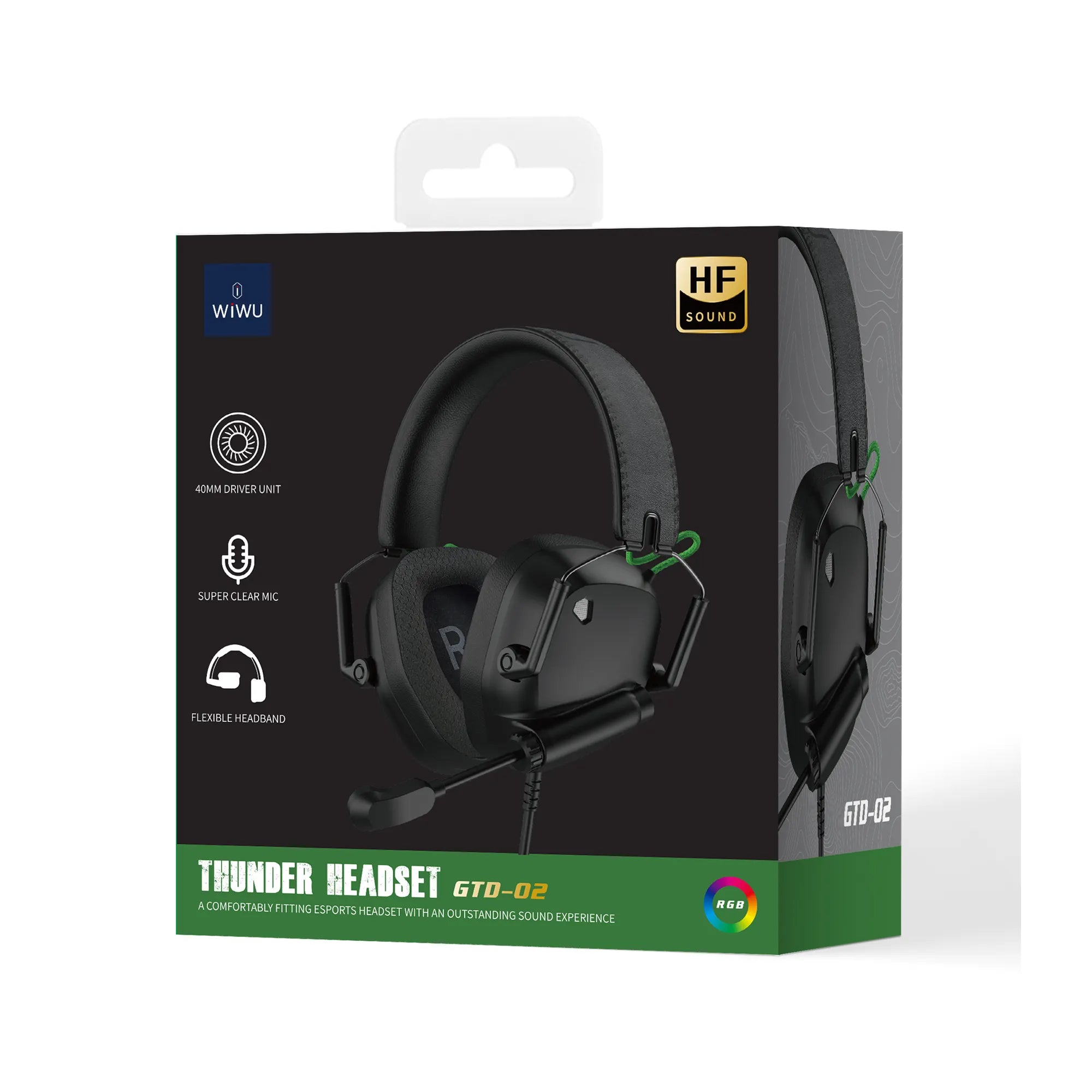 Wiwu - Thunder Gaming Wired Headset GTD-02 - Astro Store