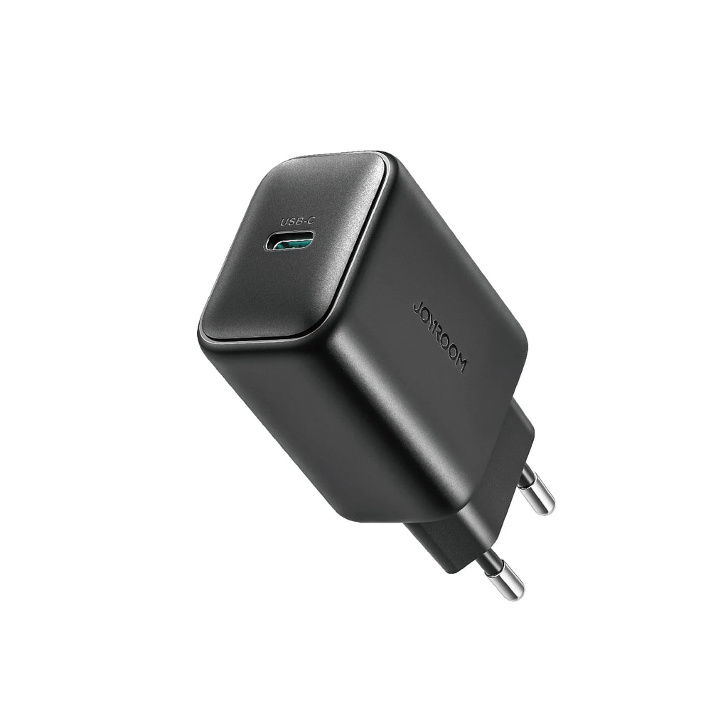 JOYROOM JR-TCF23 25W Charger-Black +C to C  1m cable -White - Astro Store