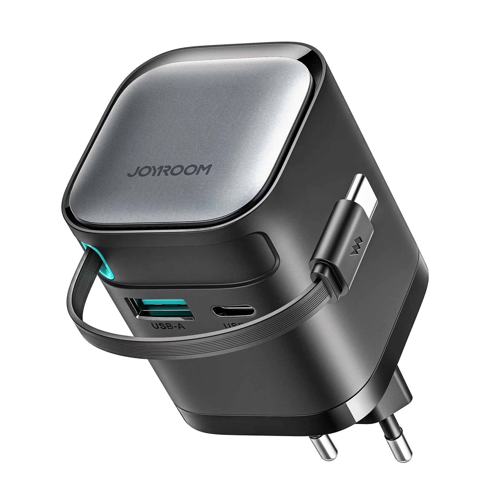 JOYROOM JR-TCL02 GaN 65W Charger with Retractable Cable - Astro Store