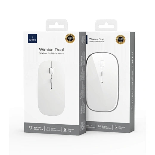 ماوس مكتب لاسلكي ثنائي الوضع WiWU Pearl 2.4G+Bluetooth WM101 Pro