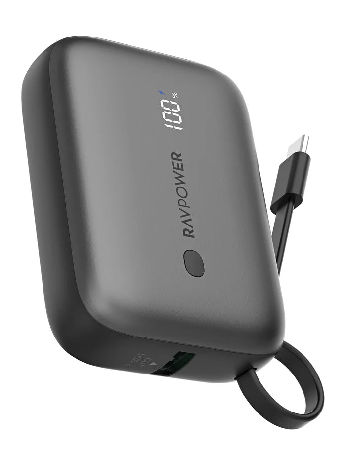 RAVPower 3-Port Power Bank, 10000mAh RP-PB1224 - Astro Store