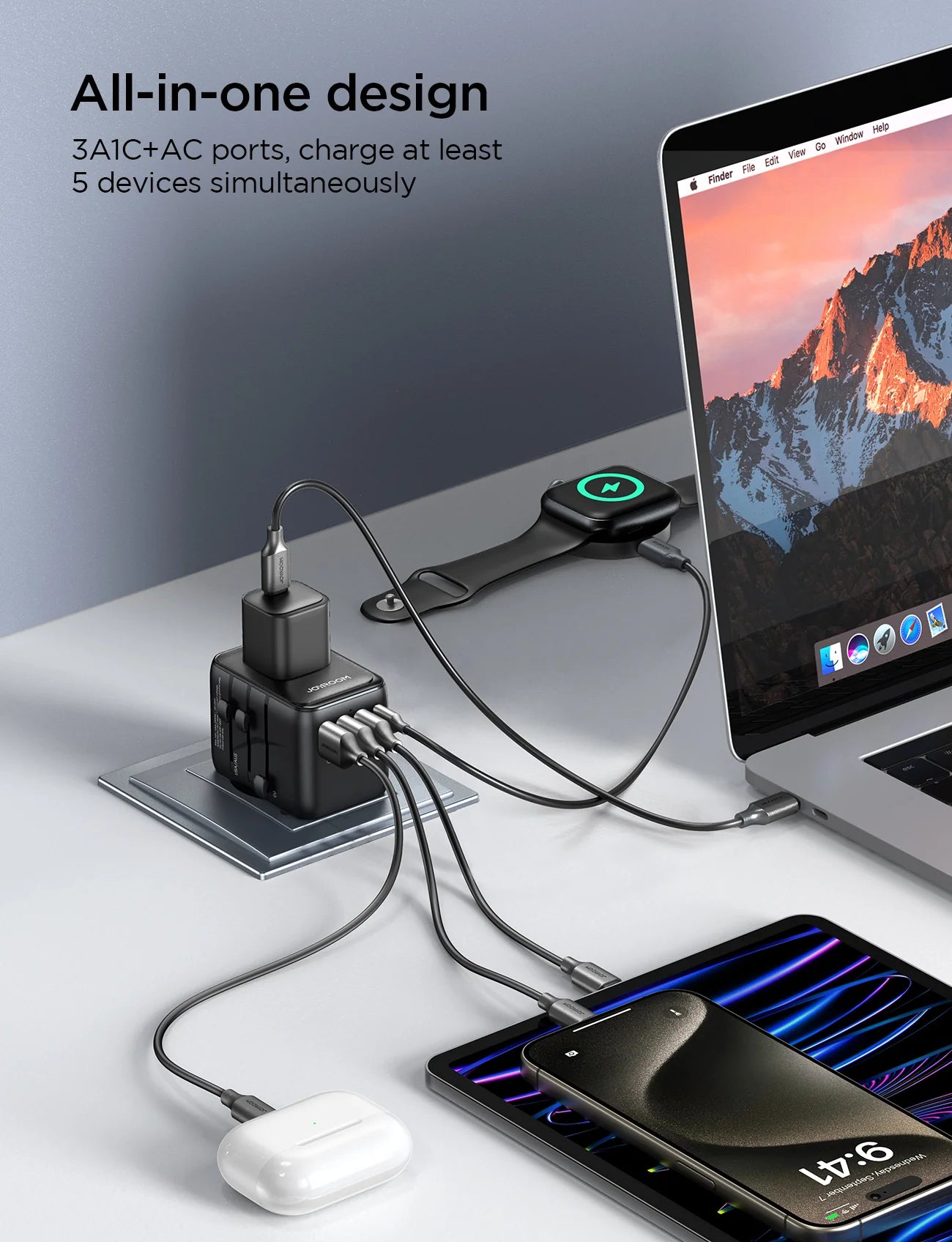 JOYROOM JR-TCW01 Universal Travel Adapter - Astro Store