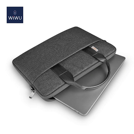 حقيبة يد WiWU البسيطة للكمبيوتر المحمول مع جيوب متعددة لأجهزة Macbook الرقمية