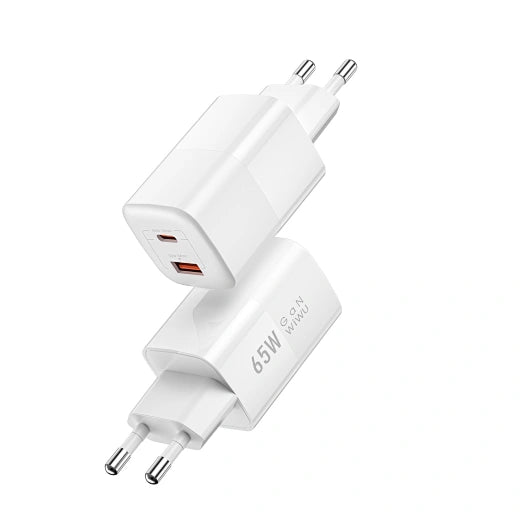 WiWU 65W USB Type C Super GaN Wall Charger