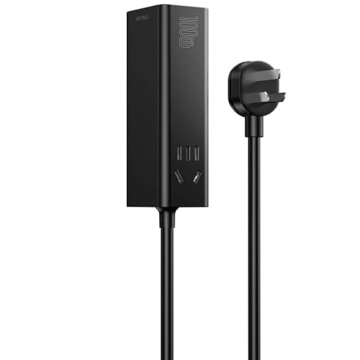 WiWU 100W GaN Charging Station for Laptop 5 in 1 Power Strap