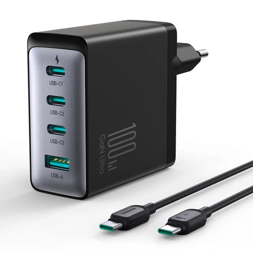 JOYROOM GaN Ultra JR-TCG04EU  100W 3C1A Fast Charger - Astro Store