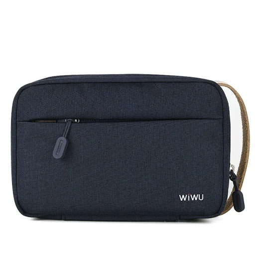 WIWU Cozy Organise Bag Electronic Storage Bag with Double Layers - Grey
