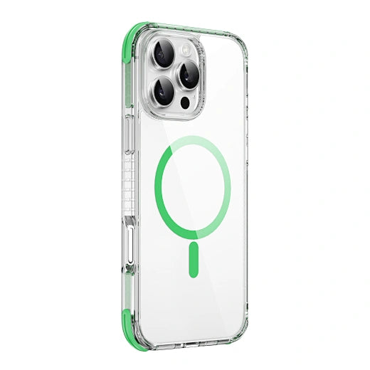 جراب هاتف WIWU Bumper مضاد للسقوط متوافق مع IP16، غطاء خلفي مغناطيسي قوي لهاتف Magsafe، هجين فائق HCC-203