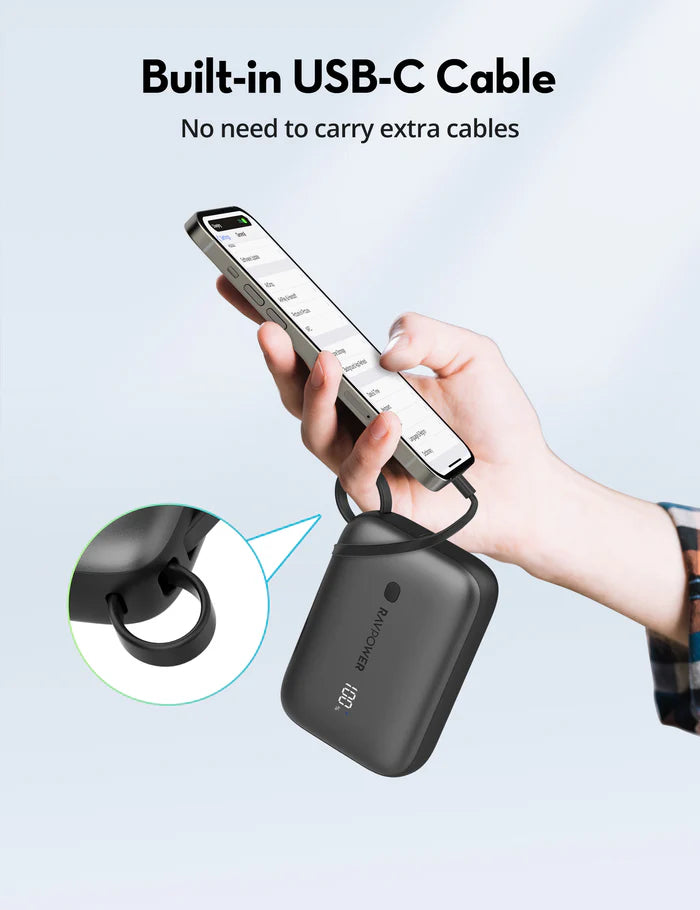 RAVPower 3-Port Power Bank, 10000mAh RP-PB1224 - Astro Store