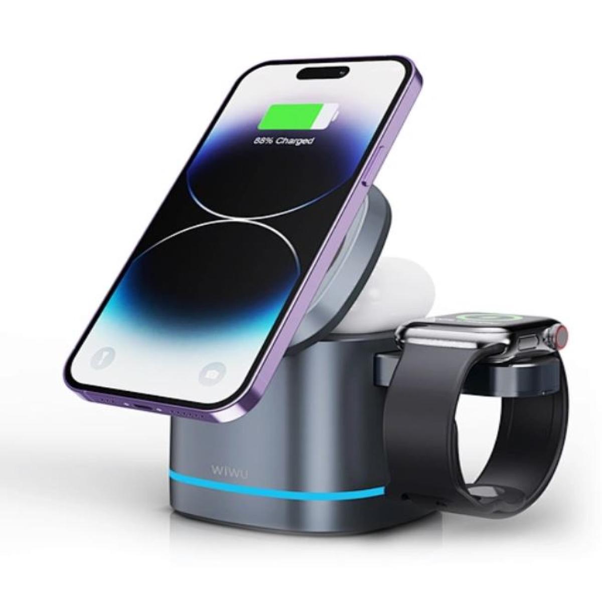 Wiwu - 3 in 1 wireless charger Wi-W024 - Astro Store