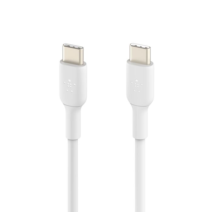 كابل Belkin CAB003bt2MWH BoostCharge USB-C إلى USB-C، 2 متر، أبيض