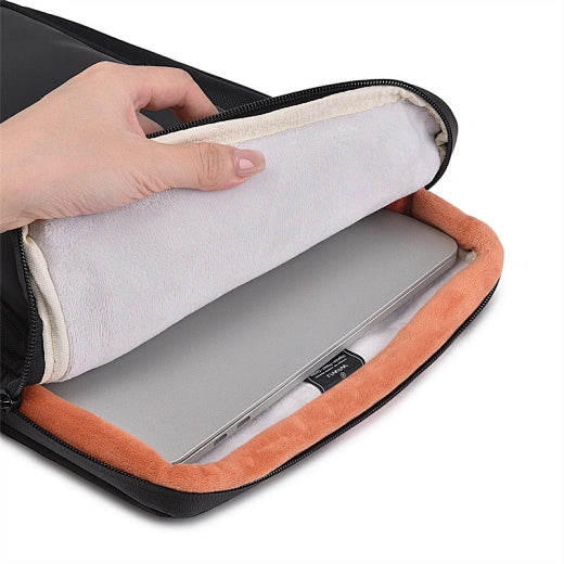 WiWU Cozy Classic Waterproof Polyester Laptop Sleeve Anti-drop Design Notebook