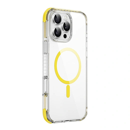 جراب هاتف WIWU Bumper مضاد للسقوط متوافق مع IP16، غطاء خلفي مغناطيسي قوي لهاتف Magsafe، هجين فائق HCC-203