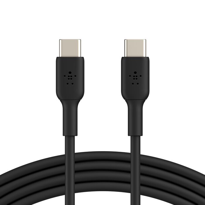 كابل Belkin CAB003bt1MBK BoostCharge USB-C إلى USB-C، بطول 1 متر، أسود