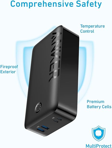 Anker Portable Charger, Power Bank, 40,000mAh 30W Battery Pack with USB-C High-Speed Charging, for MacBook, iPhone iPhone 15/15 Plus/15 Pro/15 Pro Max, iPhone14/13/12 Series, Samsung Galaxy, iPad - Astro Store