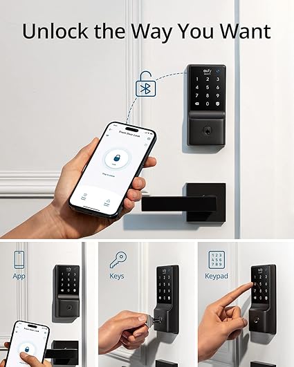 قفل ذكي T8502111 eufy C234 أسود