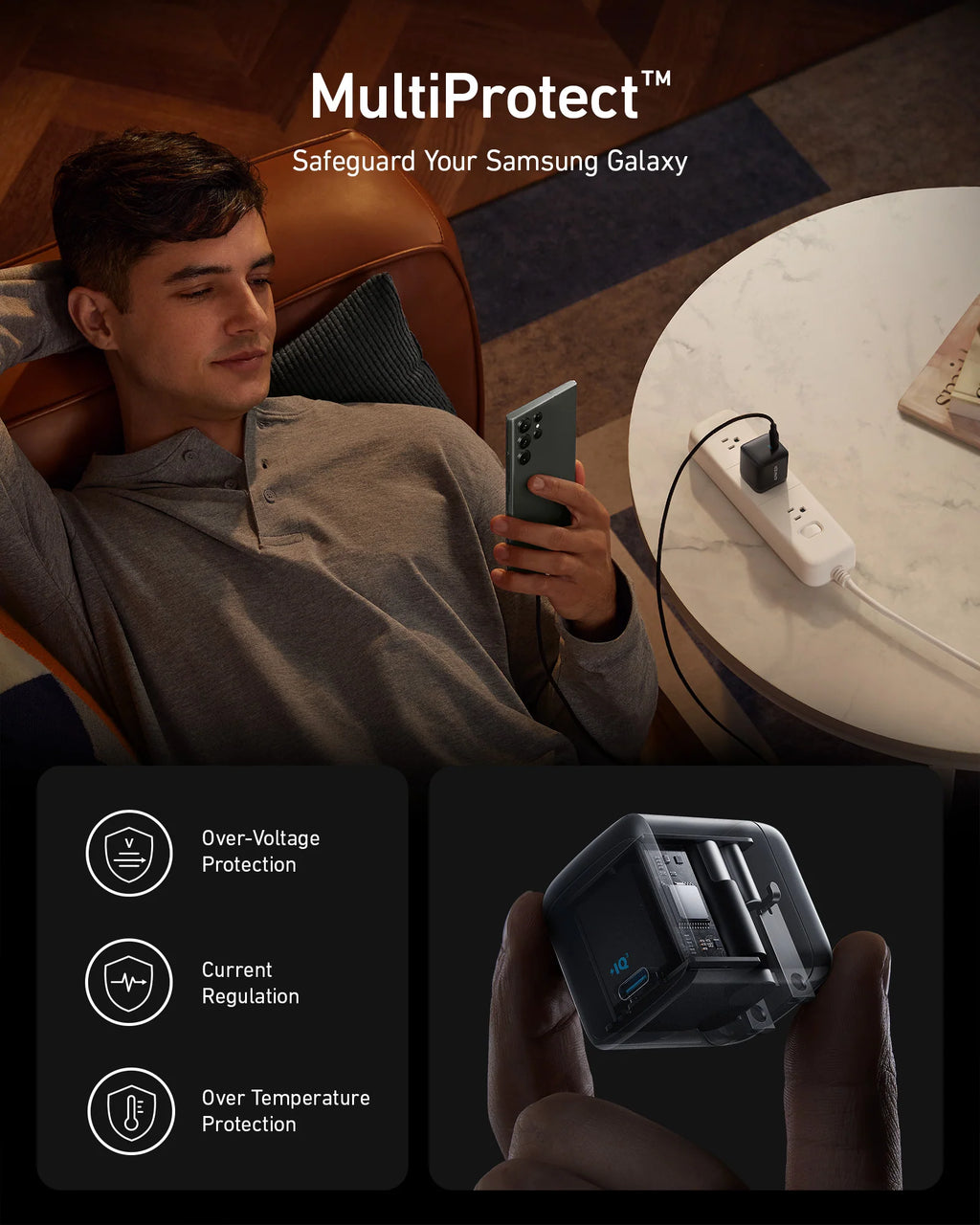 A2643G11 Anker 313 Charger (45W)Black - Astro Store