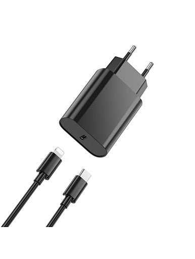20 PD CHARGER+ CABLE SETS EU PLUG+C TO L CABLE WI-U001 C-L
