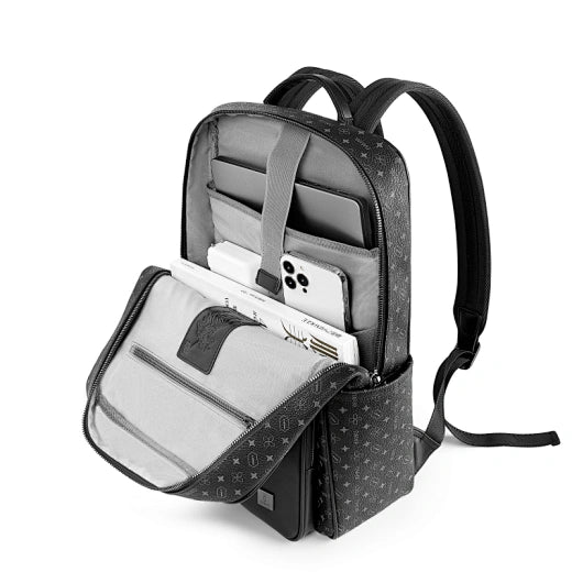 WIWU Luxurious PVC Master Anti-Theft Fingerprint Lock Backpack