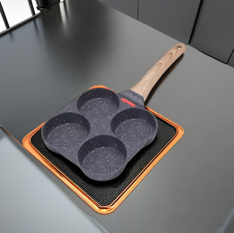 4-Cup Frying Pan – Nonstick Breakfast & Pancake Skillet - Astro Store