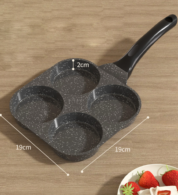 4-Cup Frying Pan – Nonstick Breakfast & Pancake Skillet - Astro Store