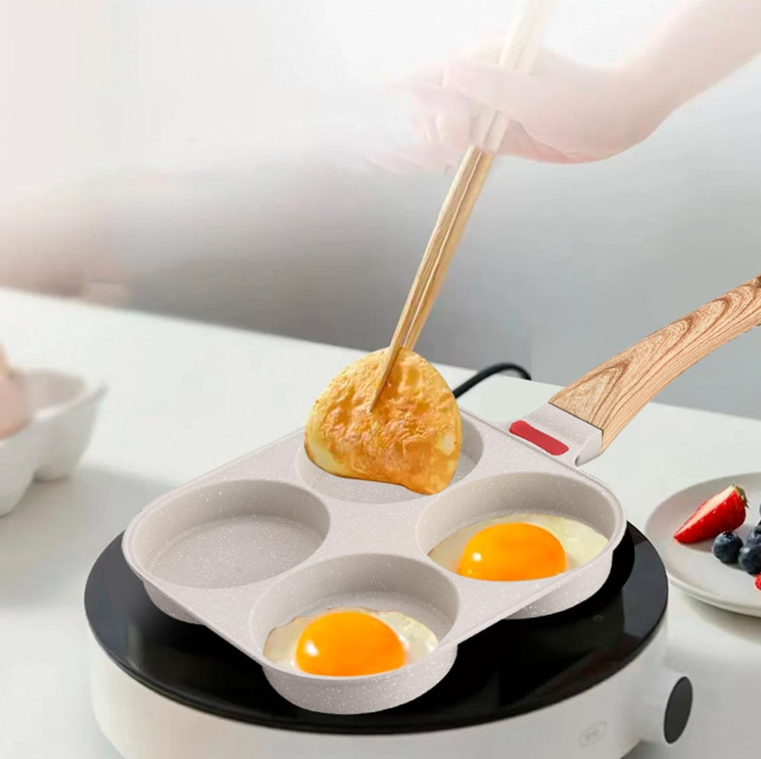 4-Cup Frying Pan – Nonstick Breakfast & Pancake Skillet - Astro Store