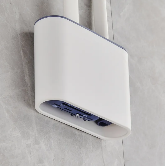 Soft TPR Silicone Head Toilet Brush Set with Holder - Astro Store