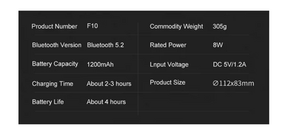 Bluetooth Smart Speaker - F10 السماعة الذكية