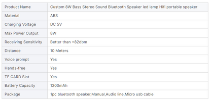 Bluetooth Smart Speaker - F10 السماعة الذكية