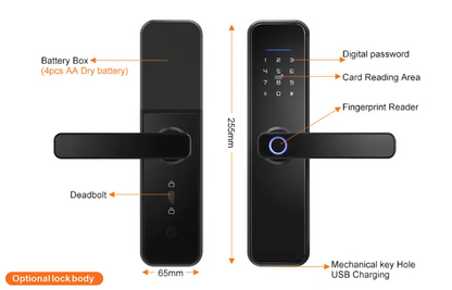 Smart Key Lock TYUH - قفل الباب الذكي