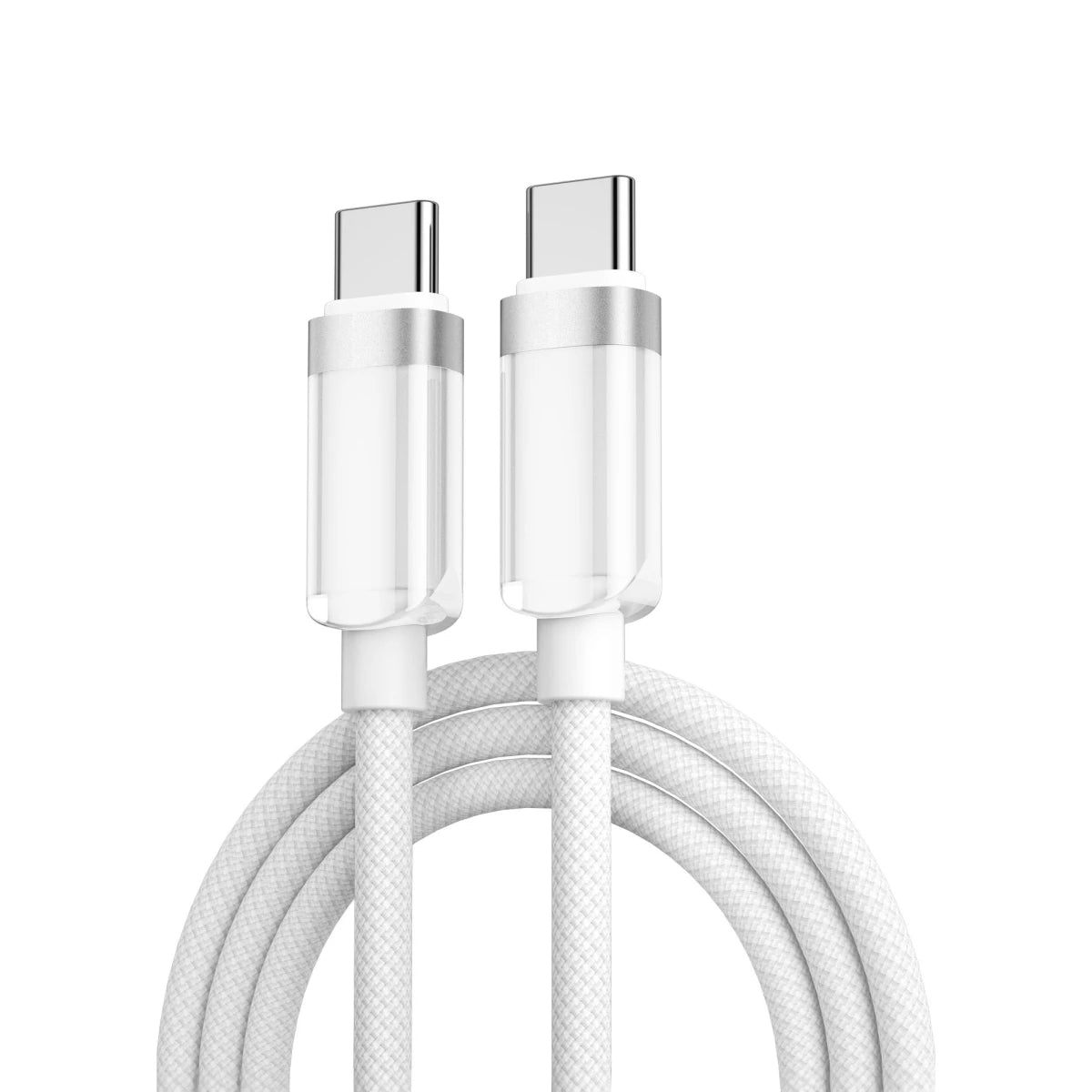 شاحن WIWU Jello Wi-U030 GaN سريع الشحن بمحول USB-C بقوة 20 وات + كابل Type-C - أبيض