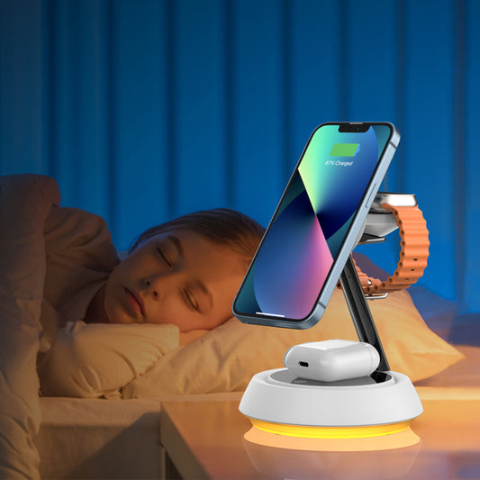 Wiwu -15W 3 in 1 Wireless Charger Wi-W002