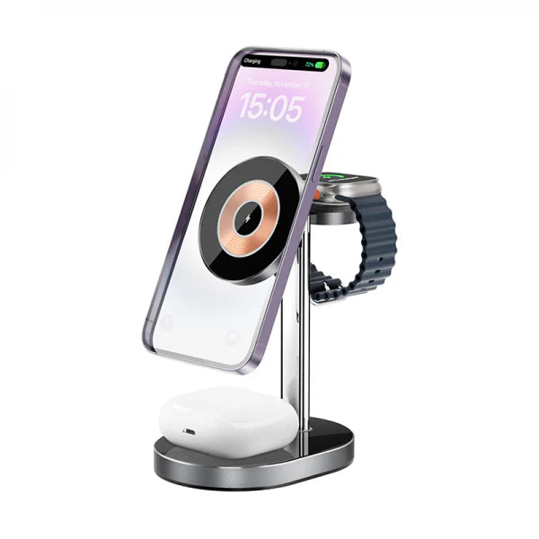Wiwu - 3 IN 1 Wireless Charger - WI-W003 - Astro Store